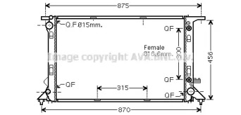 Теплообменник AVA QUALITY COOLING AIA2309