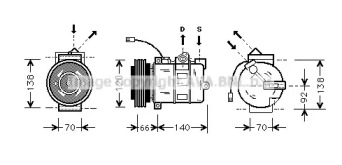 Компрессор AVA QUALITY COOLING AIAK150