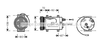 Компрессор AVA QUALITY COOLING AIAK177