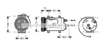 Компрессор AVA QUALITY COOLING AIAK178