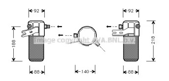 Осушитель AVA QUALITY COOLING AID012