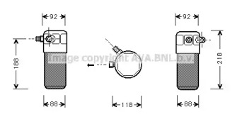 Осушитель AVA QUALITY COOLING AID153