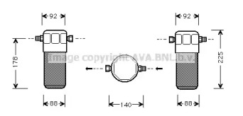 Осушитель AVA QUALITY COOLING AID154