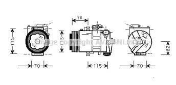 Компрессор AVA QUALITY COOLING AIK014