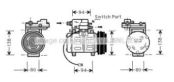 Компрессор AVA QUALITY COOLING AIK181