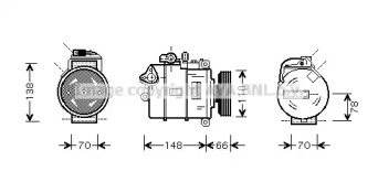 Компрессор AVA QUALITY COOLING AIK275