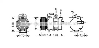 Компрессор AVA QUALITY COOLING AIK312