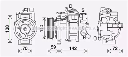 Компрессор AVA QUALITY COOLING AIK411