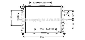 Теплообменник AVA QUALITY COOLING AL2057