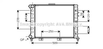 Теплообменник AVA QUALITY COOLING AL2069