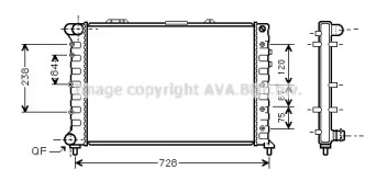 Теплообменник AVA QUALITY COOLING AL2079