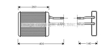 Теплообменник AVA QUALITY COOLING AL6072