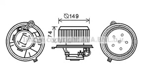 Электродвигатель AVA QUALITY COOLING AL8139