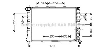 Теплообменник AVA QUALITY COOLING ALA2057