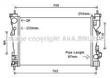 Теплообменник AVA QUALITY COOLING ALA2121