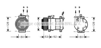 Компрессор AVA QUALITY COOLING ALK009