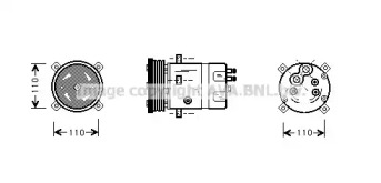 Компрессор AVA QUALITY COOLING ALK071