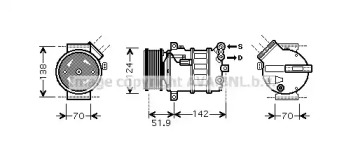 Компрессор AVA QUALITY COOLING ALK112