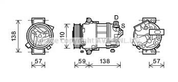 Компрессор AVA QUALITY COOLING ALK133