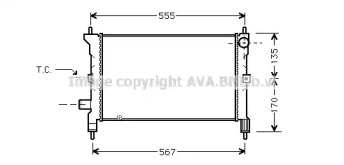 Теплообменник AVA QUALITY COOLING AU2081