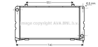 Теплообменник AVA QUALITY COOLING AU2127