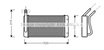 Теплообменник AVA QUALITY COOLING AU6054