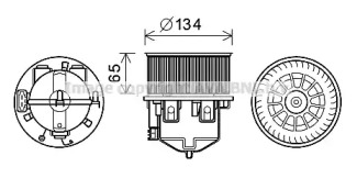 Электродвигатель AVA QUALITY COOLING AU8222