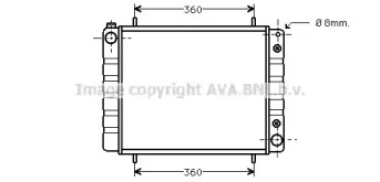 Теплообменник AVA QUALITY COOLING AUA2084