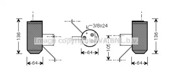 Осушитель AVA QUALITY COOLING AUD042