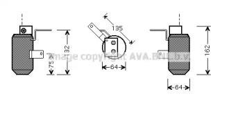 Осушитель AVA QUALITY COOLING AUD158