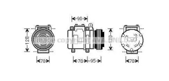 Компрессор AVA QUALITY COOLING AUK028