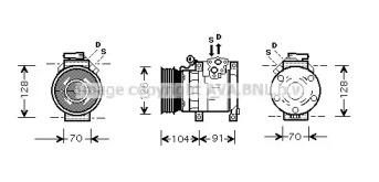 Компрессор AVA QUALITY COOLING AUK167