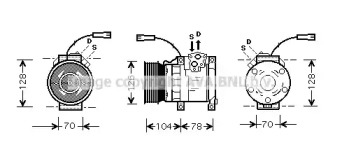 Компрессор AVA QUALITY COOLING AUK168