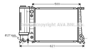 Теплообменник AVA QUALITY COOLING BW2106