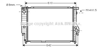 Теплообменник AVA QUALITY COOLING BW2144