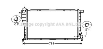 Теплообменник AVA QUALITY COOLING BW2234