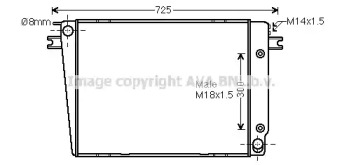 Теплообменник AVA QUALITY COOLING BW2251