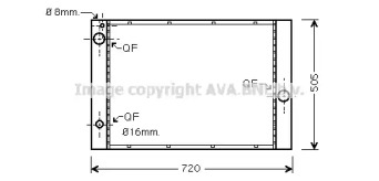 Теплообменник AVA QUALITY COOLING BW2285