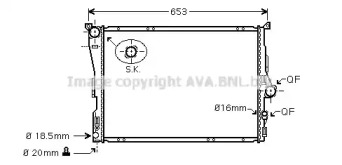 Теплообменник AVA QUALITY COOLING BW2343