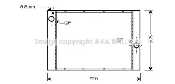 Теплообменник AVA QUALITY COOLING BW2405