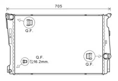 Теплообменник AVA QUALITY COOLING BW2546