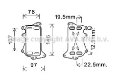 Теплообменник AVA QUALITY COOLING BW3553