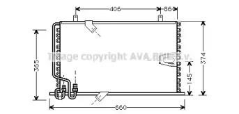 Конденсатор AVA QUALITY COOLING BW5184