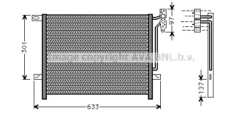 Конденсатор AVA QUALITY COOLING BW5397