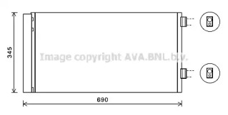 Конденсатор AVA QUALITY COOLING BW5414D