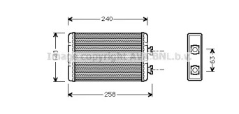 Теплообменник AVA QUALITY COOLING BW6210