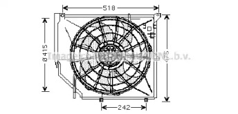 Вентилятор AVA QUALITY COOLING BW7502