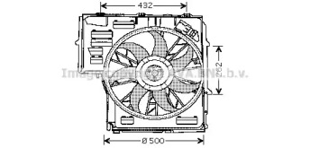 Вентилятор AVA QUALITY COOLING BW7505