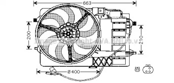 Вентилятор AVA QUALITY COOLING BW7506