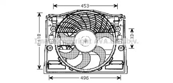 Вентилятор AVA QUALITY COOLING BW7514